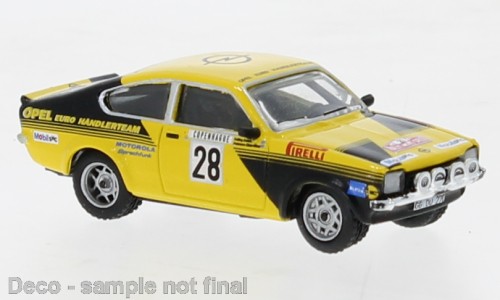 Brekina Opel Kadett C GT/E No.28 "Rallye Monte Carlo" 1976 (20402)
