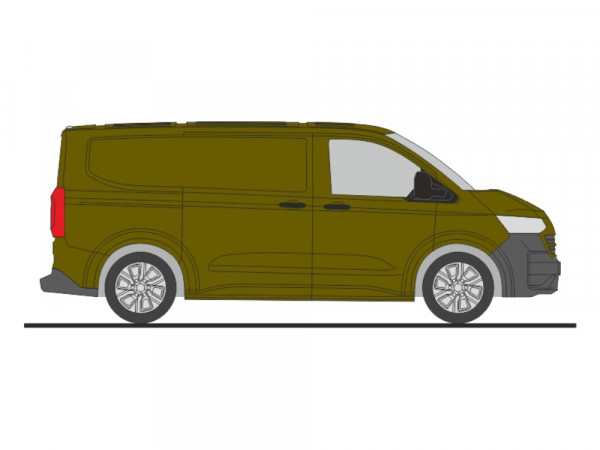 Rietze:VW e-Transporter T7 Kasten KR FD warm green metallic