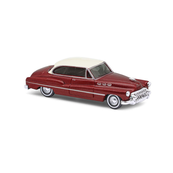 Busch:Buick Super Series 50 Riviera, rot metallic / weiß