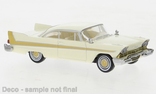 Brekina Plymouth Fury (1958) beige (19677)