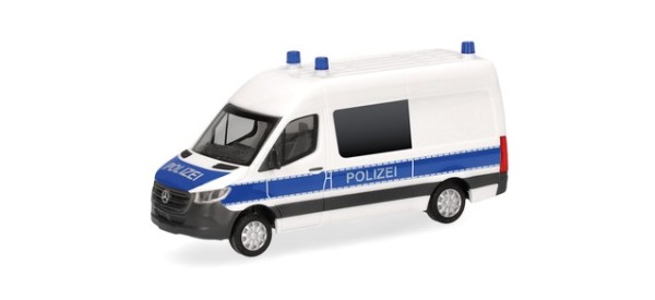 Herpa Mercedes-Benz Sprinter 18 Halbbus Hochdach "Polizei Nordrhein-Westfalen/Brandermittler"