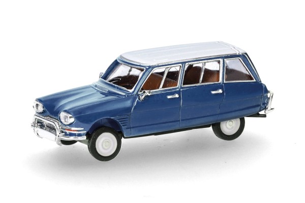 Herpa Citroen AMI 6 Break, enzianblau/Dach weiß