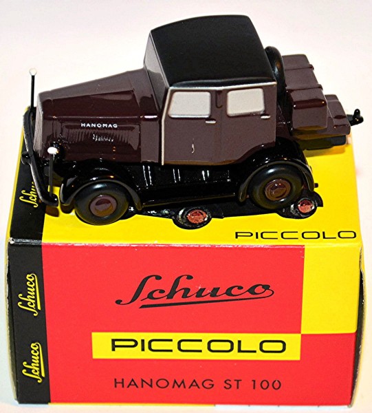 Schuco Pic.: Hanomag ST 100 Zugmaschine dunkelbraun (01612)