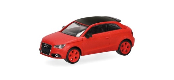 Herpa Audi S1 misanorot perleffekt Dach schwarz