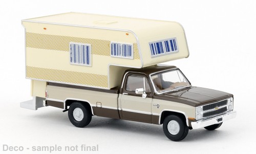 Brekina Chevrolet C 20 Camper braun