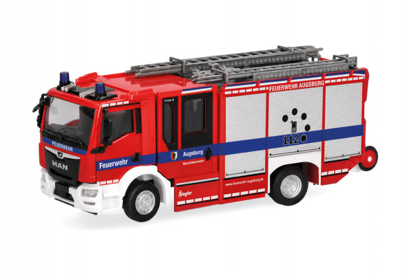 Herpa MAN TGM CC Z-Cab HLF "Feuerwehr Augsburg"