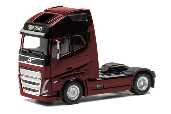 Herpa Volvo FH16 GL XL 2020 Zgm. 2achs weinrot