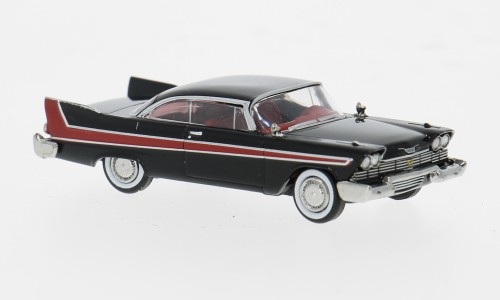 Brekina Plymouth Fury schwarz/rot