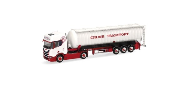 Herpa Scania CR 20 HD Saugsilo-Sattelzug "Crone Handel und Transport"