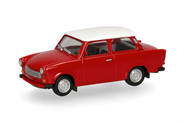 Herpa Trabant 601 Limousine, rot (Dach weiß)