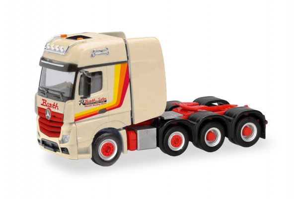 Herpa Mercedes-Benz Actros Gigaspace Schwerlastzugmaschine 4achs "Barth"