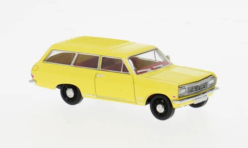 Brekina Opel Rekord B CarAVan hellgelb