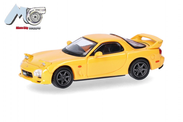 Herpai MicroCity: Mazda RX-7, gelb