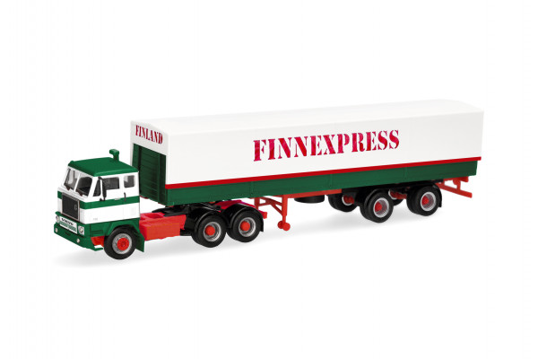 Herpa Volvo F88 Planen-Sattelzug "Finnexpress", Suomi/Finnland