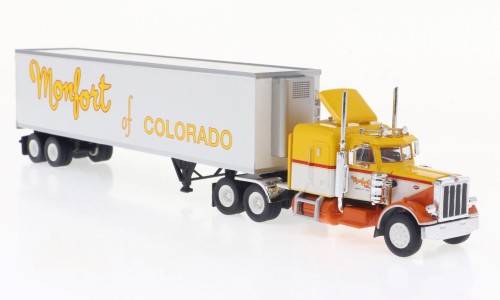 Brekina Peterbilt 359 Sattelzug "Monfort"