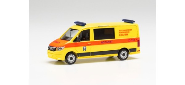 Herpa MAN TGE Flachd. "Rettungsdienst BW Leitender Notarzt Berlin"