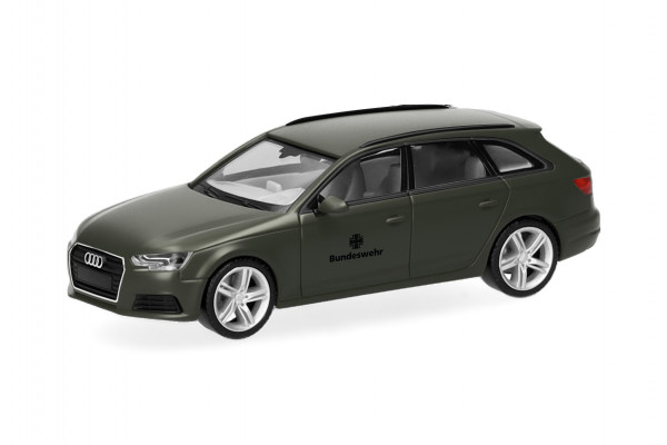 Herpa Audi A4 Avant "BW Fuhrpark", mattoliv