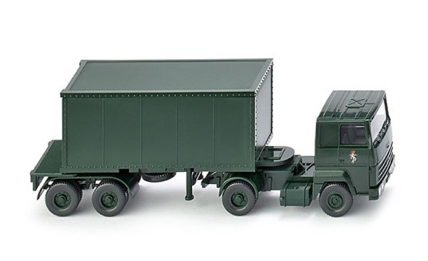 Wiking; Ford Transcontinental Container-Sz. "British Army" (06962442)
