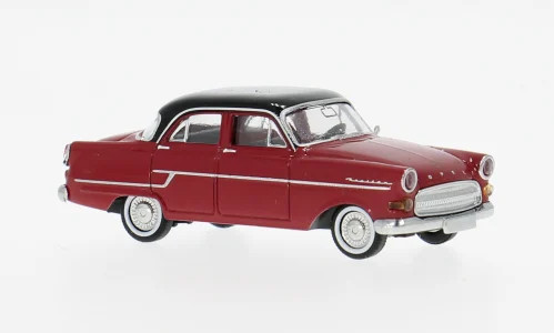 Brekina Opel Kapitän ´56 rot/schwarz