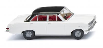 Wiking Opel Rekord A weiß mit schwarzem Dach (084706)