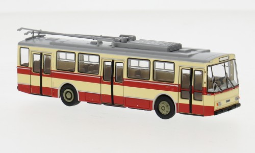 Brekina Skoda Tr 14 elfenbein/rot