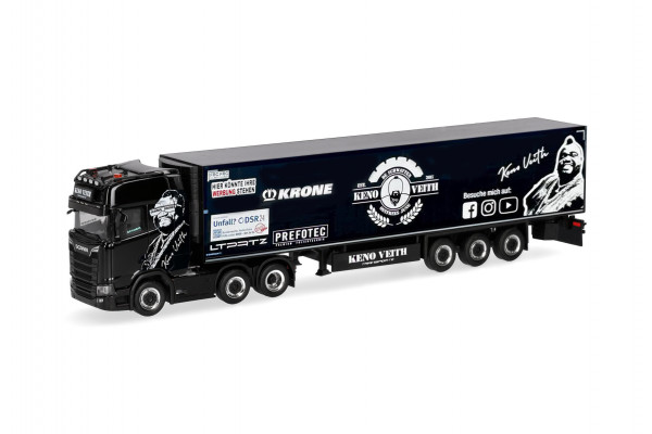 Herpa Scania CS 20 Hochdach Kühlkoffer-Sattelzug "Keno Veith"