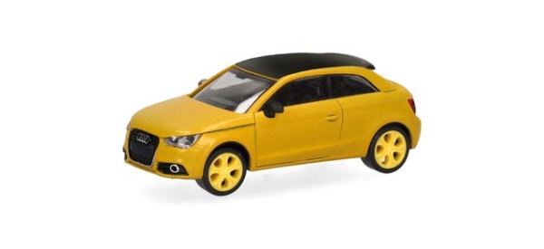 Herpa Audi S1 vegasgelb Dach schwarz