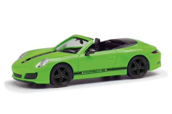 Herpa Porsche 911 (991) Carrera 2 Cabrio lizardgrün