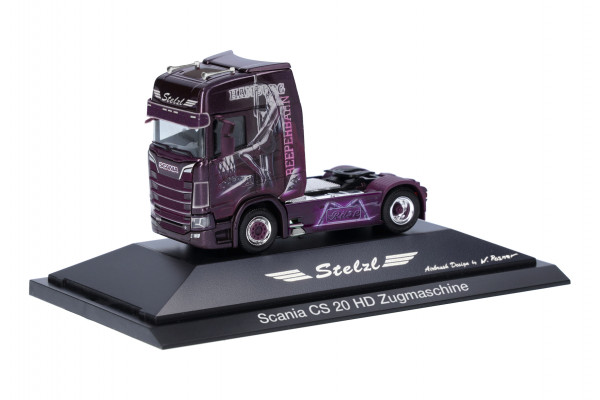 Herpa Scania CS 20 Hochdach Zugmaschine 2achs "Stelzl"
