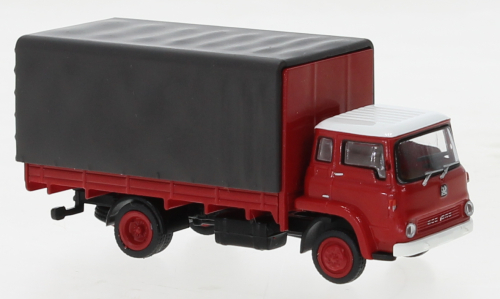 Brekina Bedford TK Pritsche/Plane rot