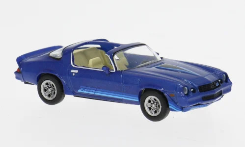 Brekina Chevrolet Camaro Z 28 blau (1980)