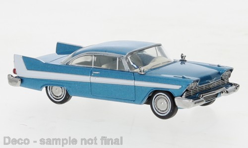 Brekina Plymouth Fury (1958) metallic-blau (19678)
