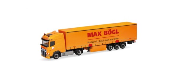 Herpa DAF XG Gardinenplanen-Sattelzug "Max Bögl"