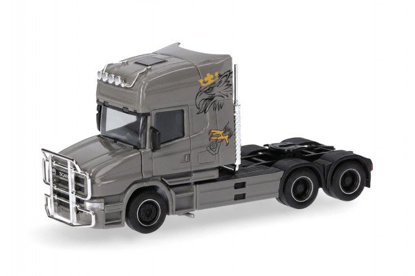 Herpa Scania Hauber 04 Topline Zugmaschine 3achs, nardograu