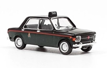 Brekina Fiat 128 "Taxi verde-nero" (22535)