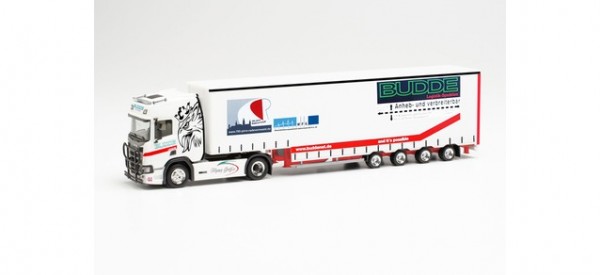 Herpa: Scania CS HD Volumen-Sattelzug „BLS Budde Logistik Spedition“ (314374)