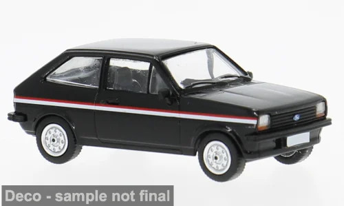 PCX87 Ford Fiesta I Avus (1975) schwarz/Dekor (870770)