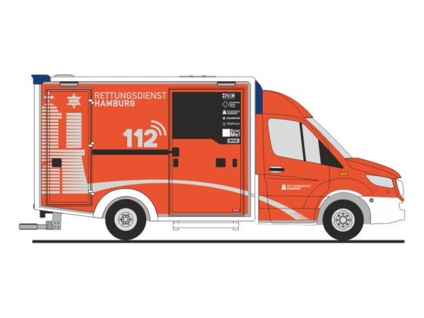 Rietze:WAS Design-RTW ´18 "DRK Hamburg Rettungsdienst Altona u. Mitte"