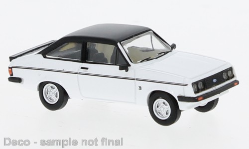 PCX87 Ford Esscort Mk II RS 2000 (1977) weiß/mattschwarz (870722)
