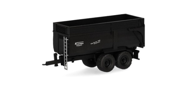 Herpa Krampe Kippmuldenanhänger BigBody 650 2achs schwarz