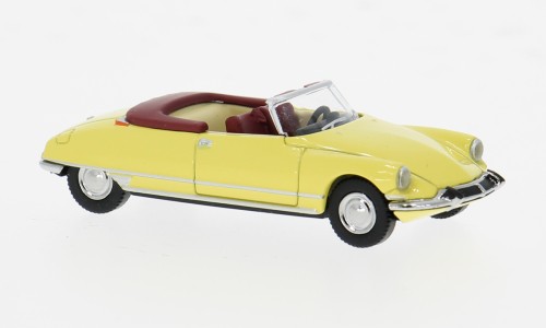 Brekina Citroen DS Cabrio hellgelb