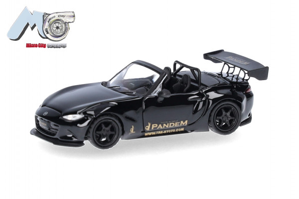 Herpa MicroCity: Mazda MX-5 Rocket Bunny, schwarz