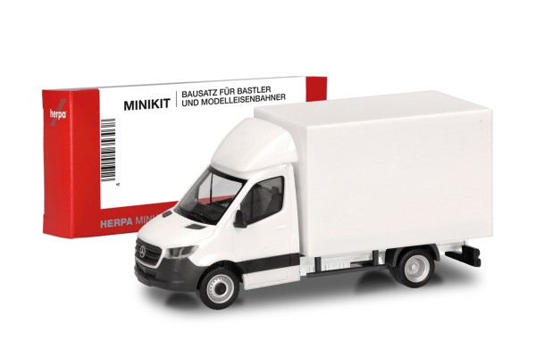 Herpa MiniKit Mercedes-Benz Sprinter '18 Transporter mit Koffer, weiß