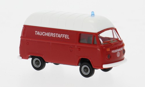 Brekina VW T2 Kastenwagen mit Hochdach "Feuerwehr Taucherstaffel"