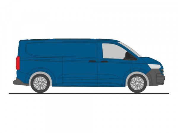 Rietze:VW e-Transporter T7 Kasten LR FD mid blue metallic