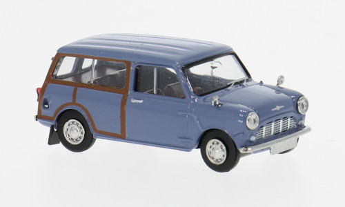 Brekina Austin Mini Countryman "Woody" blau