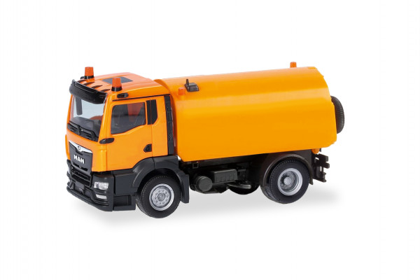 Herpa MAN TGS NN Kehrmaschine, kommunalorange