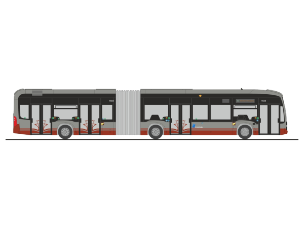 Rietze:Mercedes-Benz eCitaro G "STIB" (BE)