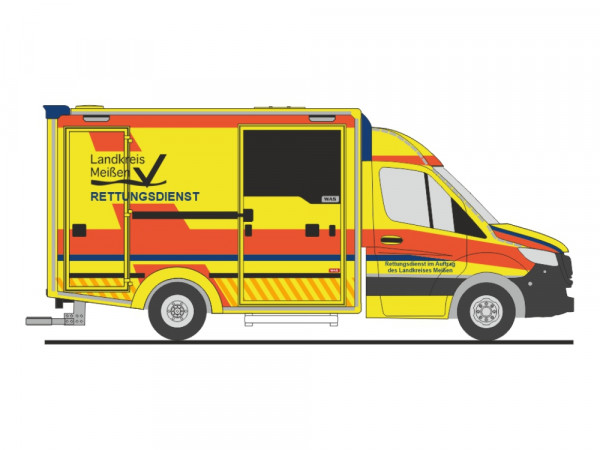 Rietze WAS Design-RTW ´18 Rettungsdienst Landkreis Meißen
