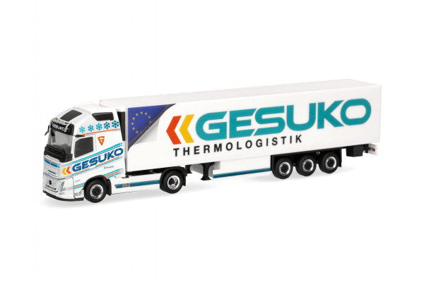 Herpa Volvo FH Aero GL XL Kühlkoffer-Sattelzug "GESUKO"
